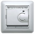 W59 ТЕРМОСТАТ электрон.теплого пола с датчиком,от+5до+50°C,10A, в сборе, БЕЛЫЙ - фото 168113