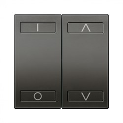 4-КНОП. ВЫК-ЛЬ С ИНДИКАТОРОМ LED, ГРАФИТ - фото 170588