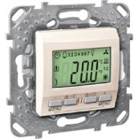 ТЕРМОРЕГУЛЯТОР KNX С ДИСПЛЕЕМ, БЕЖЕВЫЙ - фото 170684