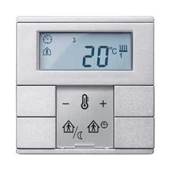 KNX ТЕРМОРЕГУЛЯТОР С ДИСПЛЕЕМ, АЛЮМИНИЙ, SM - фото 171056