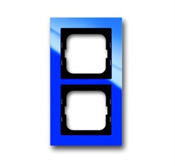 Рамка 2-постовая, серия axcent, цвет синий - фото 94425