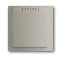 Плата центральная (накладка) для усилителя мощности светорегулятора 6594 U, KNX-ТР 6134/10 и цоколя 6930/01, серия impuls, цвет шамп - фото 94585