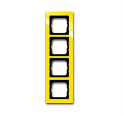 Рамка 5-постовая, серия axcent, цвет жёлтый - фото 94817