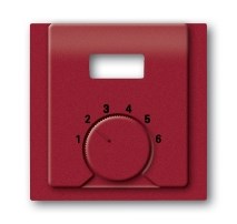 Плата центральная (накладка) для механизма терморегулятора (термостата) 1094 UTA, 1097 UTA, серия impuls, цвет бордо/ежевика - фото 94978