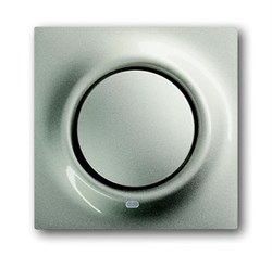 Клавиша для механизма 1-клавишного выключателя/переключателя/кнопки, с лампой подсветки и красной линзой серия impuls, цвет шампань- - фото 95133