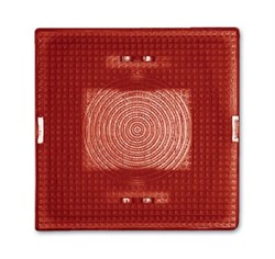 Линза красная для светового сигнализатора (IP44), серия Allwetter 44 - фото 95424