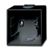 Коробка для открытого монтажа, 1-постовая серия Basic 55, цвет ch?teau-black