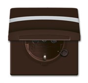 Розетка SCHUKO, 16А 250В, с крышкой, с защитными шторками, уплотнительное кольцо в комплекте,  c полем для надписи, серия Allwetter4