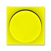Накладка ABB Levit для светорегулятора поворотного жёлтый / дымчатый чёрный