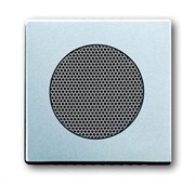Плата центральная (накладка) для громкоговорителя 8223 U, серия Future/Axcent/Carat/Династия, цвет серебристо-алюминиевый