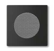 Плата центральная (накладка) для громкоговорителя 8223 U, серия Future/Axcent/Carat/Династия, цвет чёрный бархат