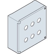 Корпус кнопочного поста KEM6-0 на 6 элементов металлический