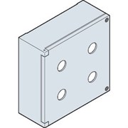 Корпус кнопочного поста KEM4-0 на 4 элемента металлический
