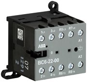 Мини-контактор BC6-22-00-05 (9A при AC-3 400В), катушка 220 DС, с винтовыми клеммами