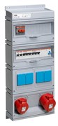 Бокс MPR32/1MS с розетками в сборе, IP44, пластик