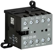 Мини-контактор BC7-22-00-01 (12A при AC-3 400В), катушка 24В DС, с винтовыми клеммами