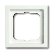 Рамка 1-постовая, серия Future Linear, цвет белый бархат
