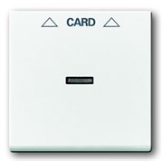 Накладка карточного выключателя, Impressivo, белый