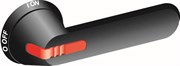 Ручка OHB175J12E-RUH (черная) с символами на русском для управле ния через дверь рубильниками типа OETL1000..1600