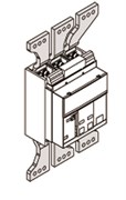 Комплект силовых выводов стационарного выключателя ES E1.2 F 3шт