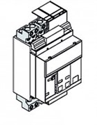 Комплект силовых выводов стационарного выключателя F на нижние выводы E2.2 F 3шт