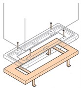 Рама фиксирующая в для шкафа GEMINI (Размер2-3)