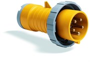 Вилка кабельная 316P3W, 16А, 3P+E, IP67, 3ч