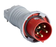 Вилка кабельная 363P1W, 63А, 3P+E, IP67, 1ч