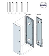 Дверь боковая 1800x400мм ВхГ