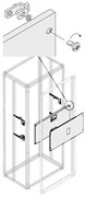 Комплект верт.XT1 4P FIX+RCD. W=400мм