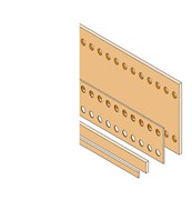 Шина медная плоская 40x5 L=1750мм