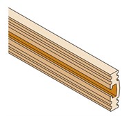 Шина медная фигурная In 800A L=1750мм