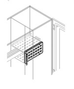 Перегородки фронт.сист.шин H200мм W200мм