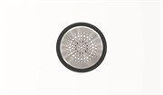 Накладка для механизма зуммера 8119, звонка 8124 и громкоговорителя 9329, серия SKY Moon, кольцо чёрное стекло