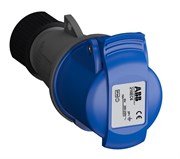 Розетка кабельная Easy&Safe 216EC6,16А,2P+E,IP44,6ч