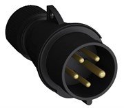 Вилка кабельная Easy&Safe 416EP9B,16А,3P+N+E,IP44,9ч,черн