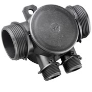 Фитинг TPM, нейлон 6, черный, d25, d12, TPM2512
