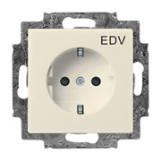 &quot;Розетка SCHUKO 16А 250В с защитными шторками, с маркировкой &quot;&quot;EDV&quot;&quot;, серия Future/Axcent/Carat/Династия, цвет слоновая кость&quot;