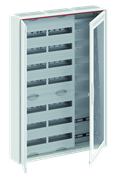 Шкаф 168М навесной с медиапанелями IP30, 1100x800x160 между DIN-рейками 125 мм и самозажимными клеммами N/PE и Wi-Fi дверью с вент. отверстиями CA37VMW