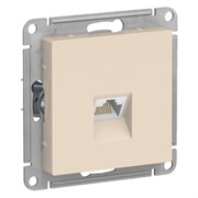 ATLASDESIGN РОЗЕТКА компьютерная RJ45, кат. 6A, механизм, БЕЖЕВЫЙ