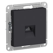 ATLASDESIGN РОЗЕТКА компьютерная RJ45, кат. 5Е, механизм, КАРБОН
