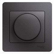 GLOSSA СВЕТОРЕГУЛЯТОР (диммер) LED, RC, 630Вт/ВА, в сборе, ГРАФИТ