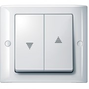 MERTEN Aquadesign КЛАВИША для рольстаней, ПОЛ.БЕЛЫЙ