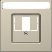 MERTEN D-Life ЦЕНТРАЛЬНАЯ НАКЛАДКА для TAE/Audio, САХАРА