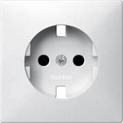 MERTEN ЦЕНТР.ПЛАТА д/механизма розетки, ПОЛ.БЕЛЫЙ, QF SD
