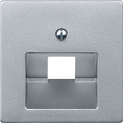 MERTEN ЦЕНТР.ПЛАТА д/розетки RJ45, 1 пост, АЛЮМИНИЙ, SM