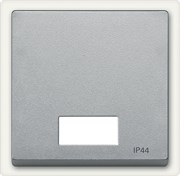 MERTEN КЛАВИША Х1 с окошком д/световой индикации IP44, АЛЮМИНИЙ,SM