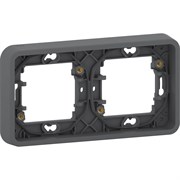 MUREVA S РАМКА 2-постовая горизонтальная, АНТРАЦИТ, IP55