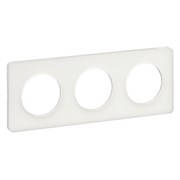 ODACE РАМКА 3-пост., для мех-ма бел. цв., гориз. и верт. монтаж, МАТОВЫЙ БЕЛЫЙ