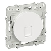 ODACE РОЗЕТКА RJ45 infraplus, неэкранированный кабель, кат. 5е, БЕЛЫЙ